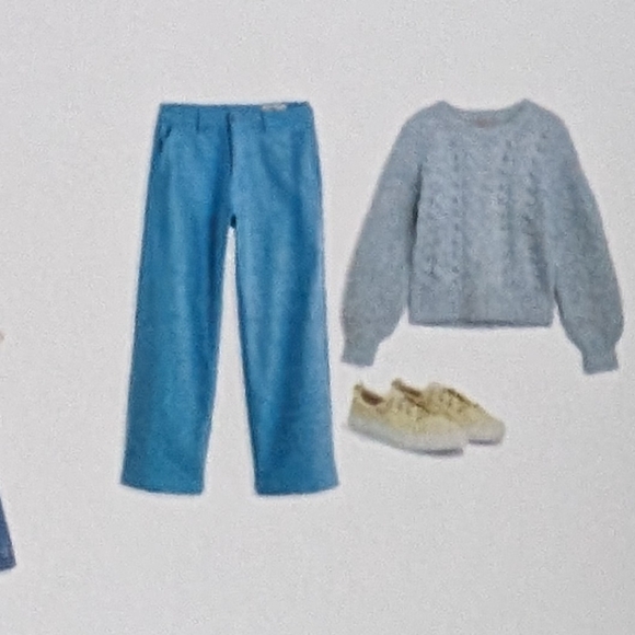 🌸 Cosmic Blue Callie Echo Wide Leg Pant Size 4 NWT STITCH FIX - Picture 7 of 7